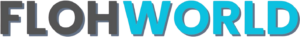 Floh World Logo - A vibrant and colorful logo representing the fun and excitement of Floh World, featuring playful design elements and the brand name prominently displayed.