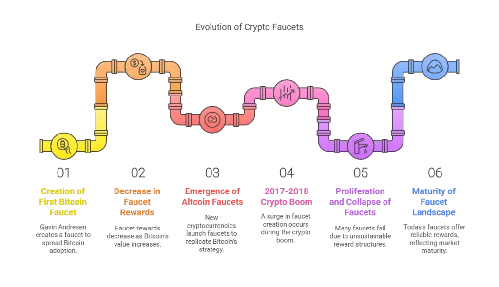 the story of crypto faucets